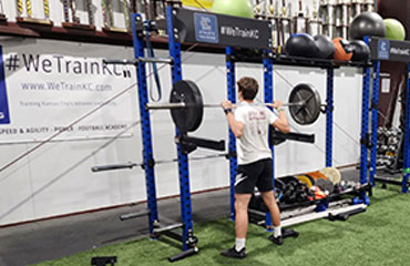 Kansas City Athlete Training offers Weightlifting Classes along with Baseball and Softball Functional Strength and Conditioning Group Classes as well as Football Functional Strength and Conditioning Weightlifting Classes. All of WeTrainKC Weightlifting Classes are for both beginners and advanced male and female athletes looking to gain power, core strength, flexibility, and confidence using weights. KC Athlete targets middle school and high school athletes looking to improve and learn the proper techniques and gain confidence in the weight room.  We offer a weightlifting classes Monday thru Thursday All classes are held in the weight area at the Kansas City Athlete Training Facility in Kansas City Missouri.